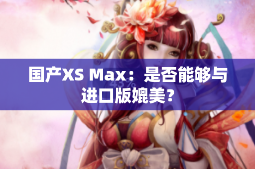 国产XS Max：是否能够与进口版媲美？
