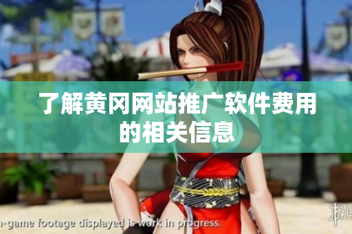 了解黄冈网站推广软件费用的相关信息
