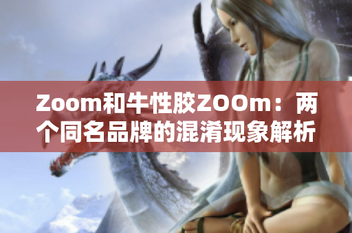 Zoom和牛性胶ZOOm：两个同名品牌的混淆现象解析